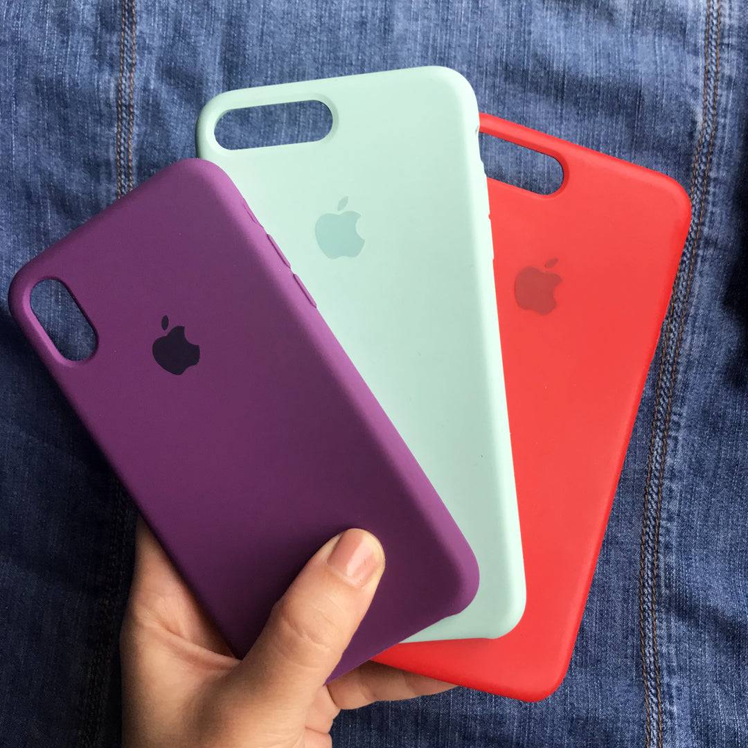 iPhone Silicone Case (Eggplant)