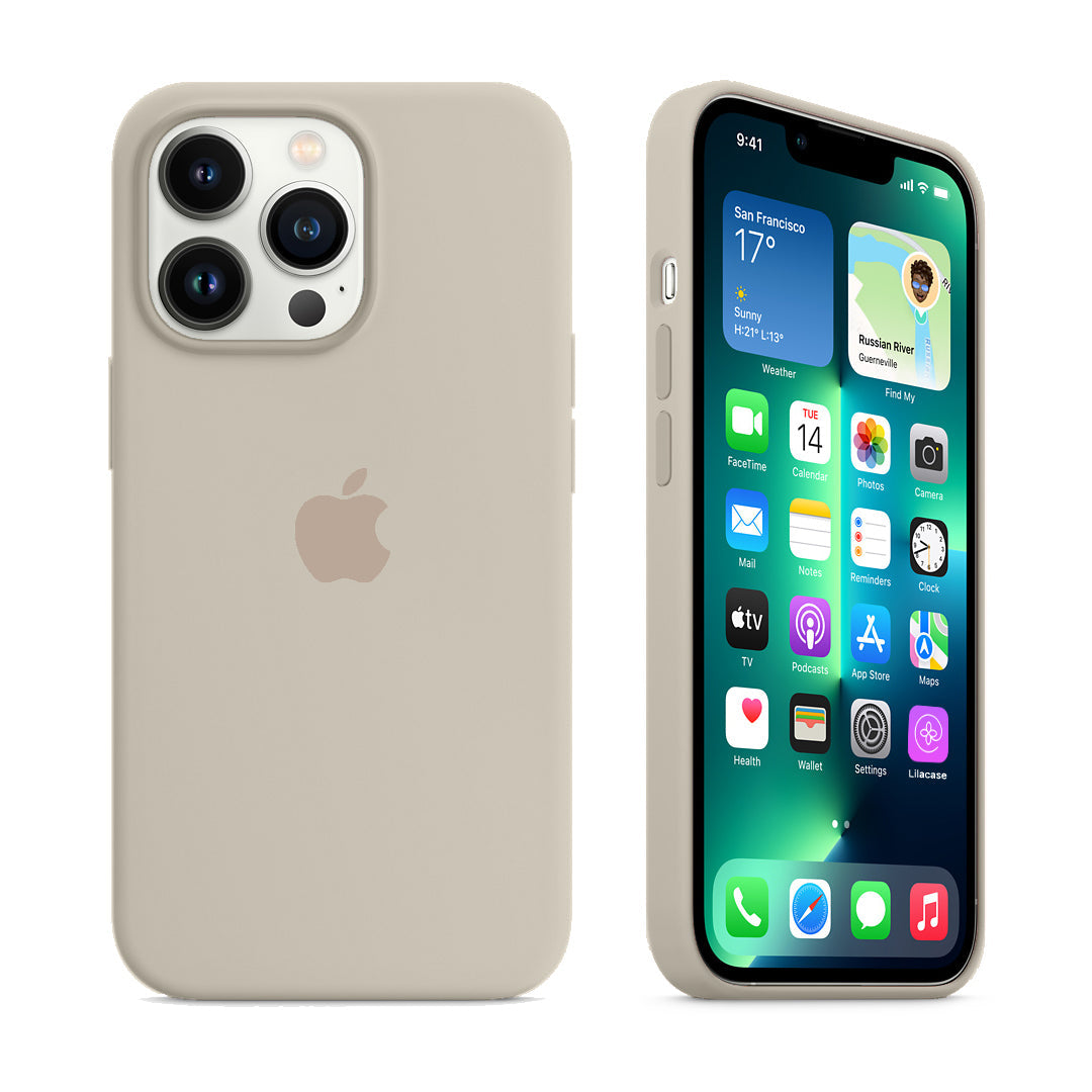 iPhone Silicone Case (Stone)