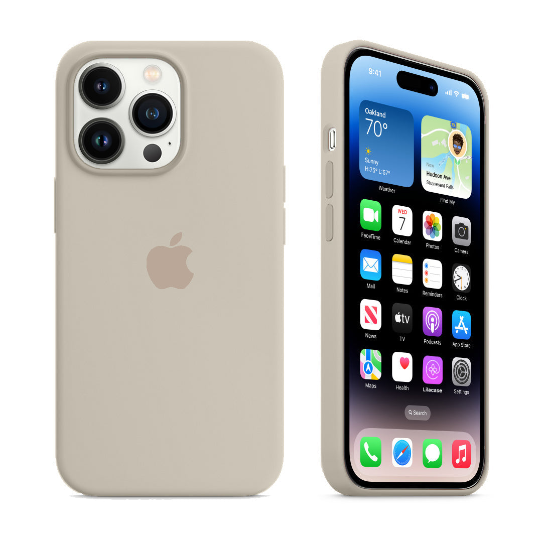 iPhone Silicone Case (Stone)