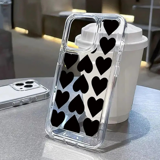 Heart Pattern Acrylic Case