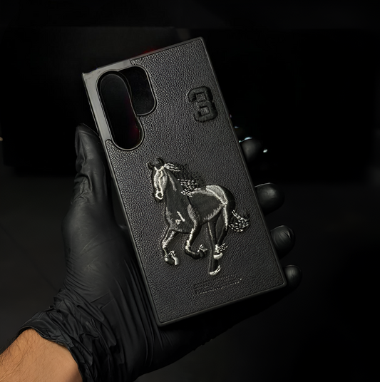 Samsung S24 Ultra Black Premium 3D Embroidered Santa Barbara Polo Case (RPS)