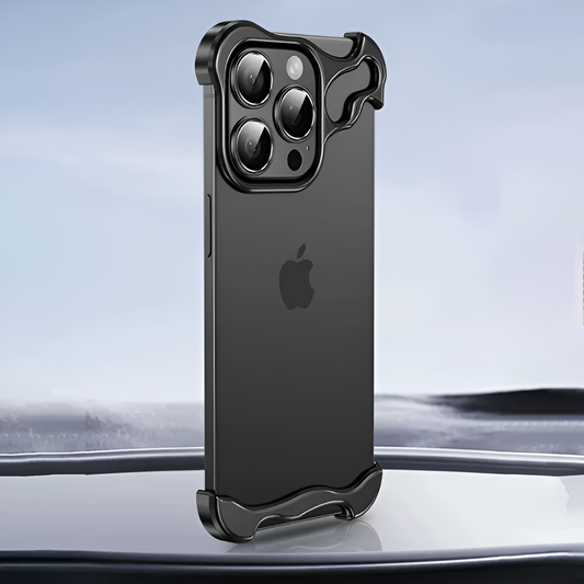 Premium Alloy Corner Pads Bumper With Metal Camera Lens Protection