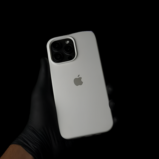 White Silicon Case