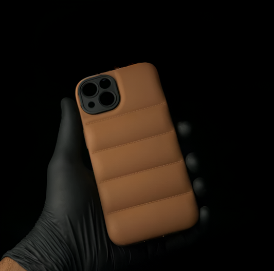 Brown Puffer Case