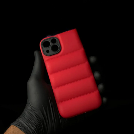 Candy Red Puffer Case
